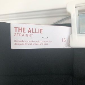 Black Pants Trousers Lane Bryant straight 16 short